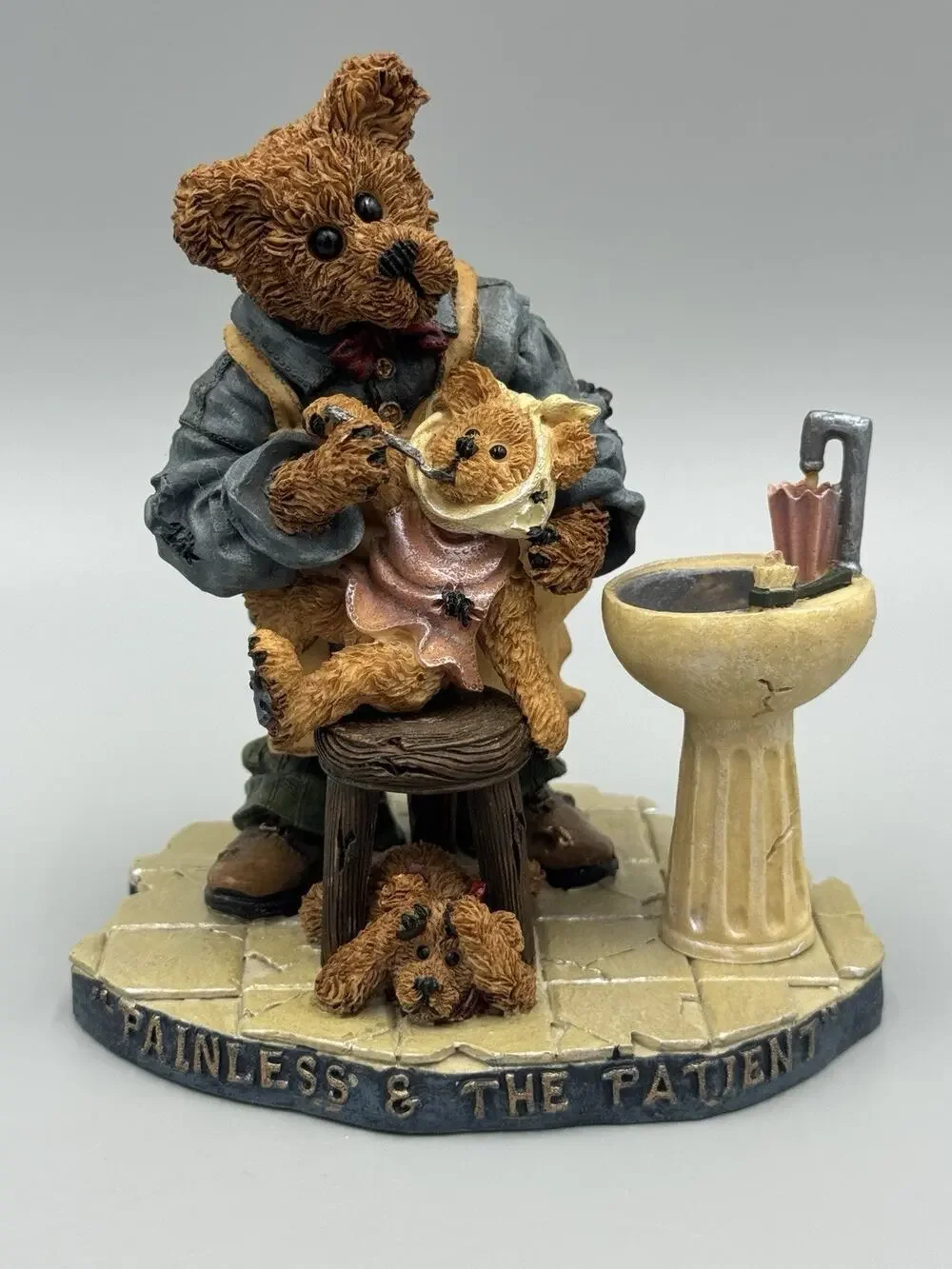 1998 Boyds Bears Feldman D and Dooley Painless and Patient Figurine 227710